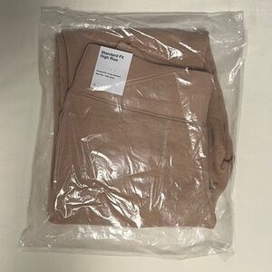 Nike Phoenix Standard Fit High Rise Sweatpants Tan XS